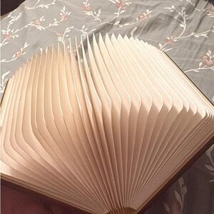 Elegant Cream Decorative Book